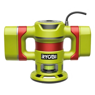 ONE+ 18V Cordless Compact Fixed Base Router RYOBI with gray with battery sticker