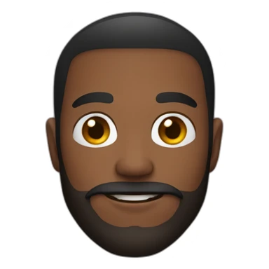 25 year old with a beard and a brown skin sticker