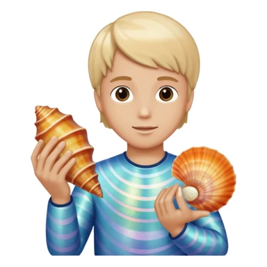 Attack On Titan, the seashell Armin found in the sea  sticker