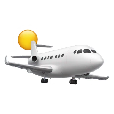 Chat qui est sûr un avion  sticker