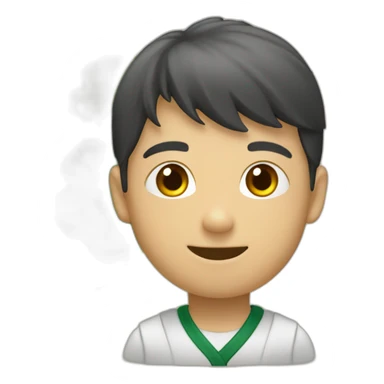 student with ginkgo biloba sticker