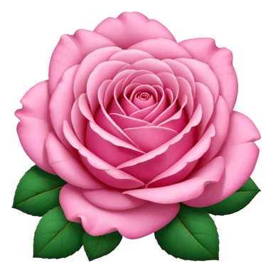 Pink rose sticker