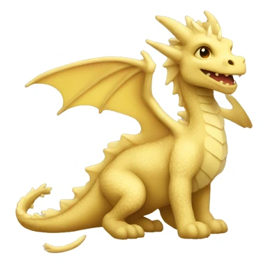 Little blonde dragon sticker