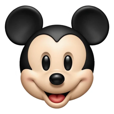 mickey mouse head sticker