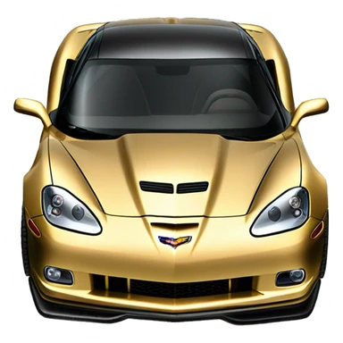 Chevrolet Corvette C6 hard too 2008 Z06 gold sticker