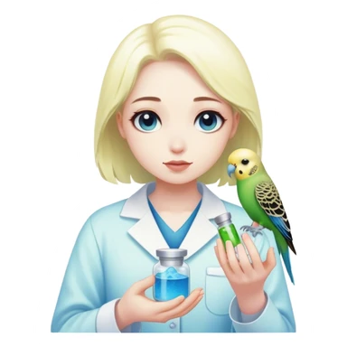 magical medicine and budgie sticker