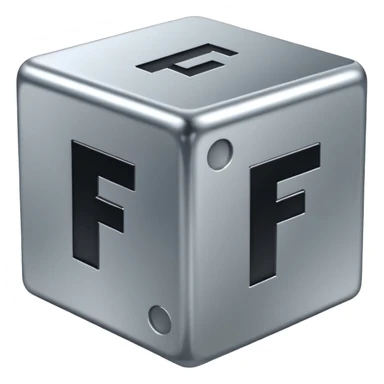 cube with F11# letters on it sticker