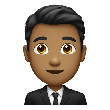 Boy in  black suit sticker