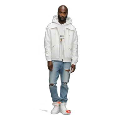 Virgil Abloh off white sticker