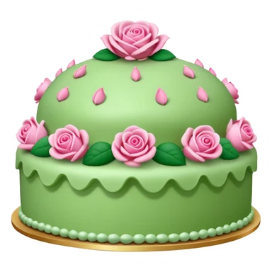 swedish green marzipan cake prinsesstårta sticker