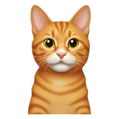 Orange tabby sticker