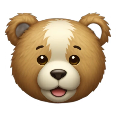 Japanese teddybear sticker