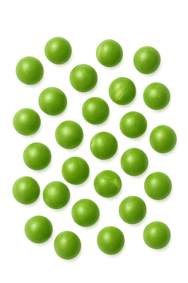 piselli visti dall'alto sticker