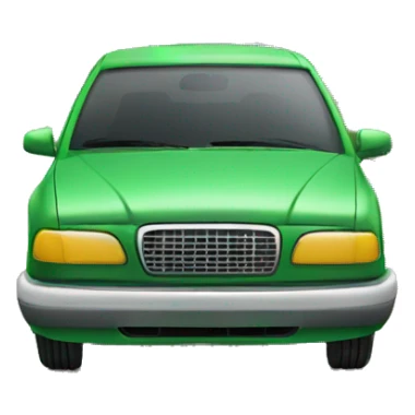 car on road driving to the right sticker