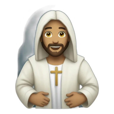 Furry suit jesus sticker