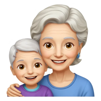 Grandma and togther sticker