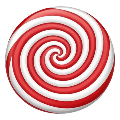 Peppermint emoji sticker