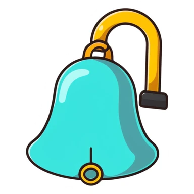 gentle reminder bell with kind reminder appearance sticker