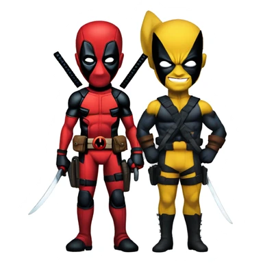 deadpool and wolverine sticker