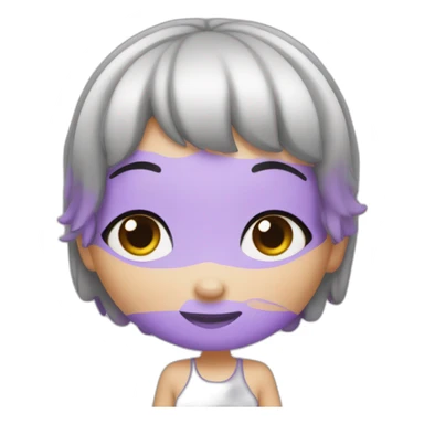 Quatre patte fille sticker