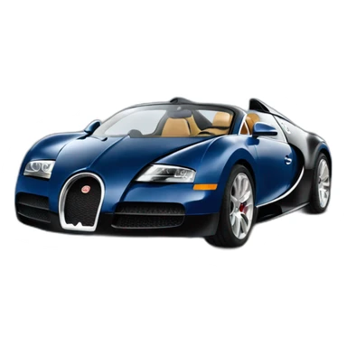 Andrew Tate driving a bugatti sticker