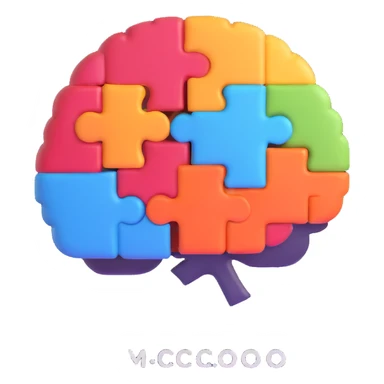 brain solving puzzle, critical thinking sticker