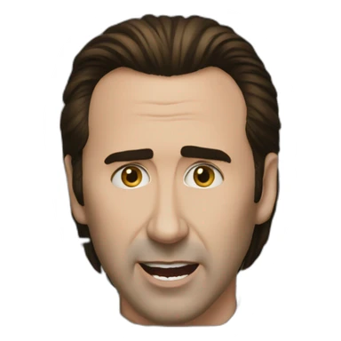 Nicolas Cage in a cage sticker