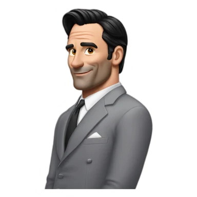 Jon hamm lgbt sticker
