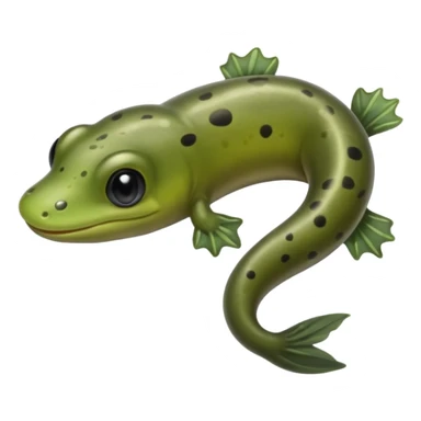 tadpole, simple, cute sticker