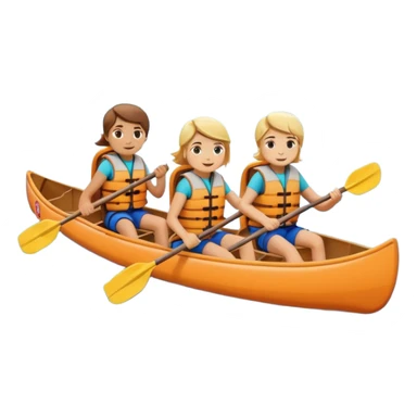 canoeists sticker
