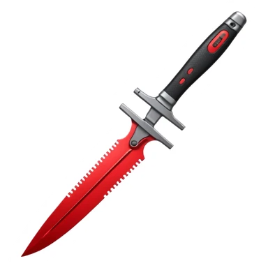 Techno blade emoji sticker