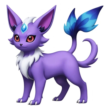 Litten-Absol-Noibat-Espeon-Hybrid (Full body) sticker