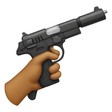 Cat with gun sticker