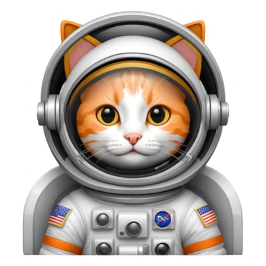 cat Astronaut sticker