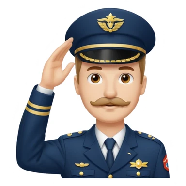 A MAN WITH MUSTACHE HEIL sticker