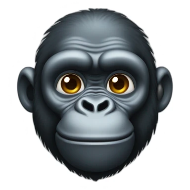 gorilla salutes sticker