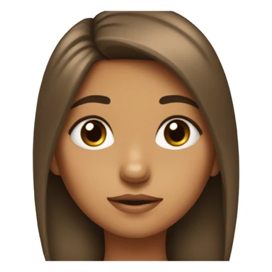 Girl doing the puppy dog eyes sticker