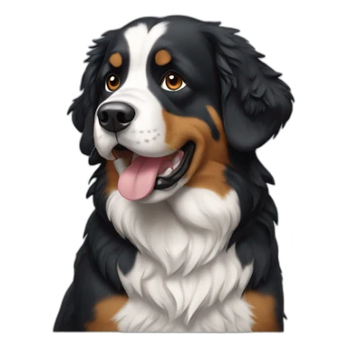 Berner sennen dog sticker