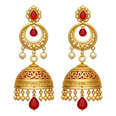 Jhumka emoji sticker