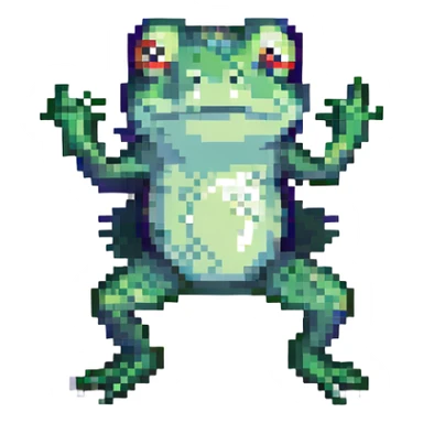 dancing frog sticker