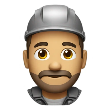 Trabajador cansado sticker