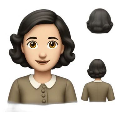 Anne frank sticker