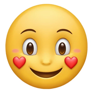 Smiling With Hearts emoji sticker
