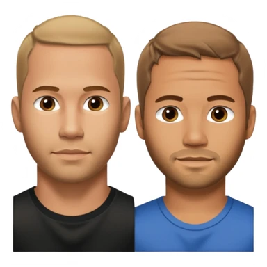 Fast & Furious dominic toretto and paul walker sticker