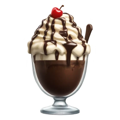 hot-fudge sundae sticker