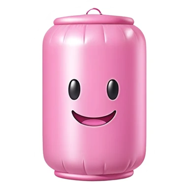 spam meat pink inflatable spam can sticker