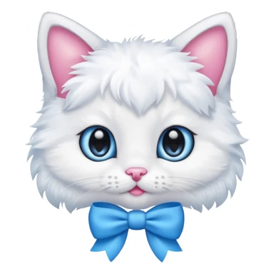 Котёнок с бантиком sticker