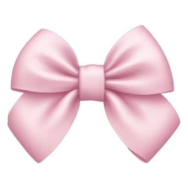 Light pink bow sticker