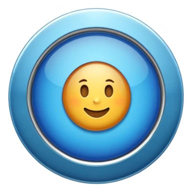 Blue check-official badge sticker