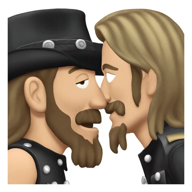 lemmy sending kissing sticker